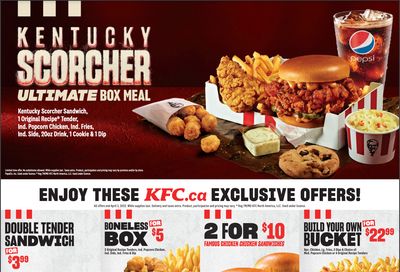 KFC Canada Coupon (Alberta) Valid until April 3