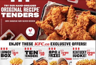 KFC Canada Coupon (New Brunswick) Valid until May 1