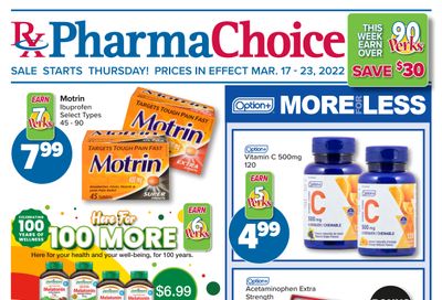 PharmaChoice Health Centre Flyer March 17 to 23