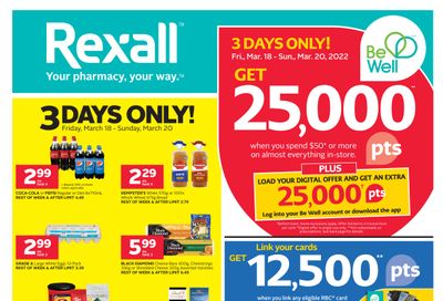 Rexall (West) Flyer March 18 to 24