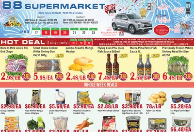 88 Supermarket Flyer March 17 to 23