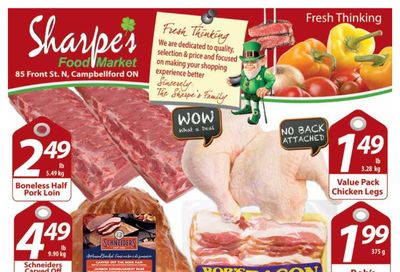 Sharpe's Food Market Flyer March 17 to 23