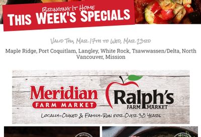 Meridian Farm Market Flyer March 17 to 23