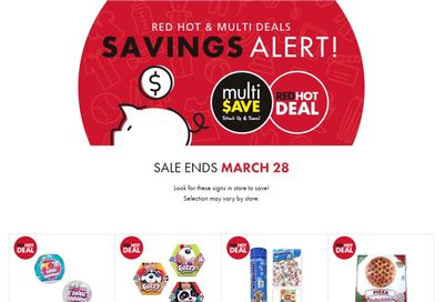The Bargain Shop & Red Apple Stores Red Hot and Multi Deals March 17 to 28