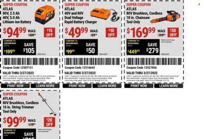 Harbor Freight Weekly Ad Flyer March 17 to March 24