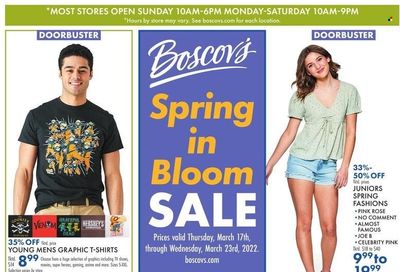 Boscov's (CT, DE, MD, NJ, NY, PA) Weekly Ad Flyer March 17 to March 24