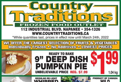 Country Traditions Flyer March 17 to 24
