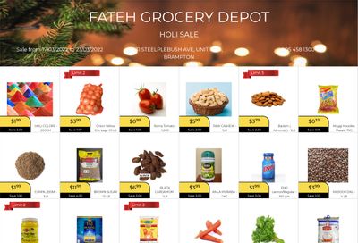 Fateh Grocery Depot Flyer March 17 to 23