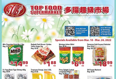 Top Food Supermarket Flyer March 18 to 24