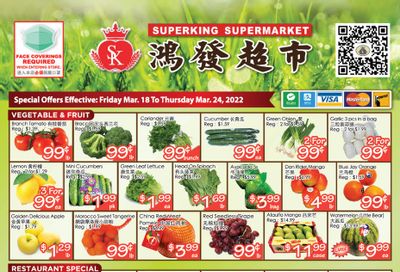 Superking Supermarket (North York) Flyer March 18 to 24