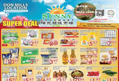 Sunny Foodmart (Don Mills) Flyer March 18 to 24