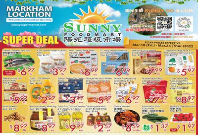 Sunny Foodmart (Markham) Flyer March 18 to 24