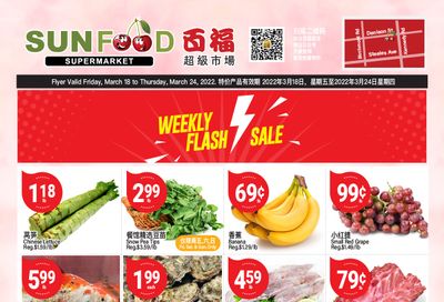 Sunfood Supermarket Flyer March 18 to 24