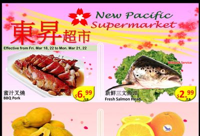 New Pacific Supermarket Flyer March 18 to 21