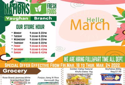 Nations Fresh Foods (Vaughan) Flyer March 18 to 24