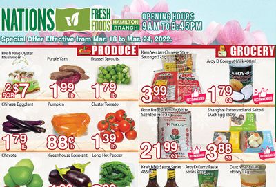 Nations Fresh Foods (Hamilton) Flyer March 18 to 24