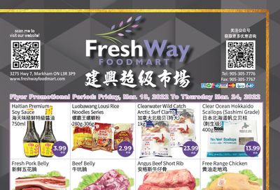 FreshWay Foodmart Flyer March 18 to 24