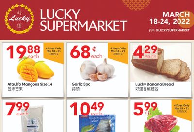 Lucky Supermarket (Edmonton) Flyer March 18 to 24