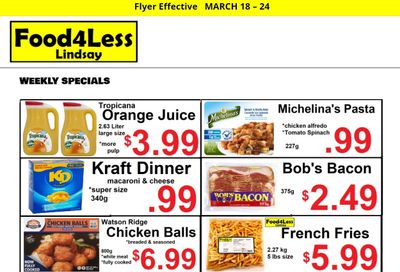 Food 4 Less Flyer March 18 to 24
