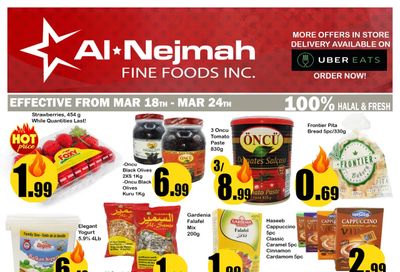 Alnejmah Fine Foods Inc. Flyer March 18 to 24