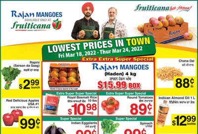 Fruiticana (Calgary) Flyer March 18 to 24