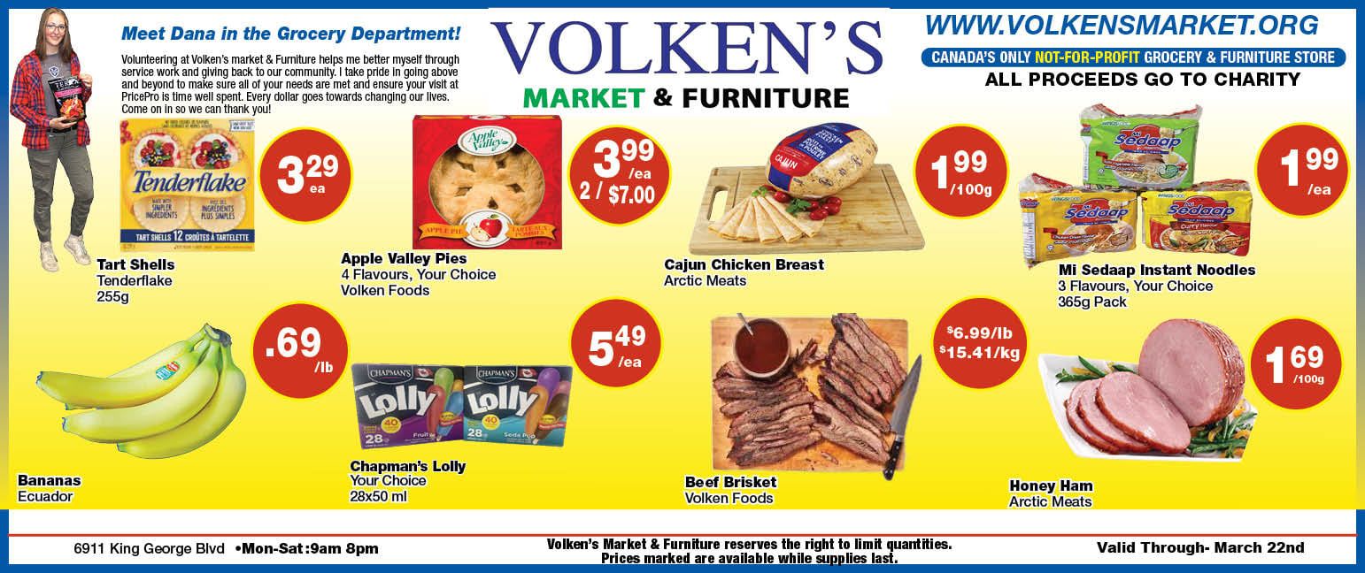 Volken's Market & Furniture Flyer March 16 to 22