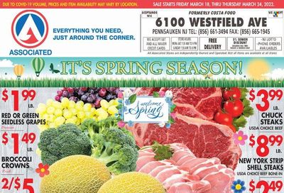 Associated Supermarkets (NY) Weekly Ad Flyer March 18 to March 25