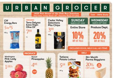 Urban Grocer Flyer March 18 to 24