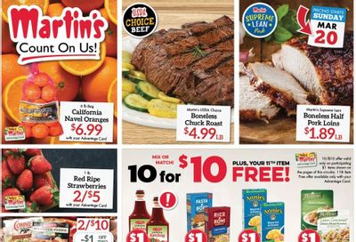 Martin’s (IN, MI) Weekly Ad Flyer March 18 to March 25