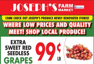 Joseph's Farm Market Flyer March 19 and 20