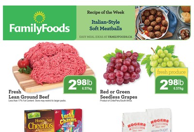 Family Foods Flyer March 27 to April 2