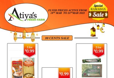 Atiya's Fresh Farm Flyer March 19 to 25