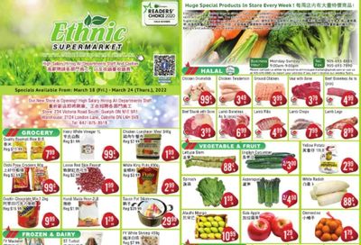 Ethnic Supermarket Flyer March 18 to 24