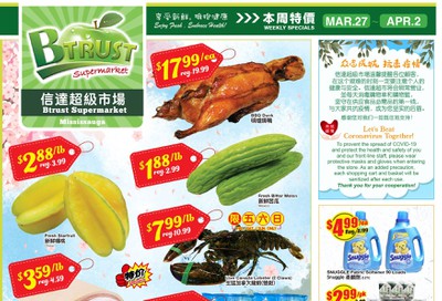 Btrust Supermarket (Mississauga) Flyer March 27 to April 2
