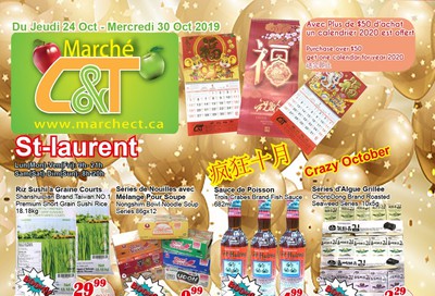 Marche C&T (St. Laurent) Flyer October 24 to 30