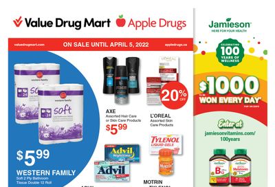 Value Drug Mart Flyer March 20 to April 5