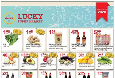 Lucky Supermarket (Calgary) Flyer March 27 to April 2