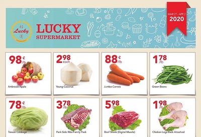 Lucky Supermarket (Winnipeg) Flyer March 27 to April 2