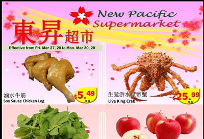 New Pacific Supermarket Flyer March 27 to 30