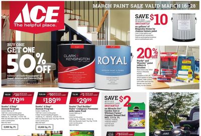 ACE Hardware Weekly Ad Flyer March 21 to March 28