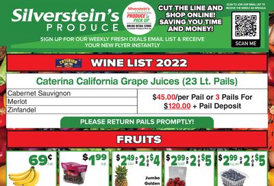 Silverstein's Produce Flyer March 22 to 26