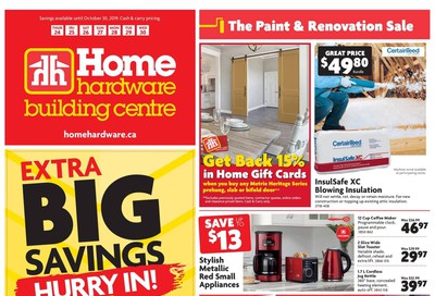Home Hardware Building Centre (Atlantic) Flyer October 24 to 30