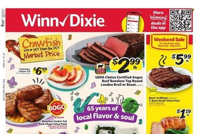 Winn Dixie (AL, FL, GA, LA) Weekly Ad Flyer March 23 to March 30