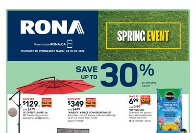 Rona (Atlantic) Flyer March 24 to 30
