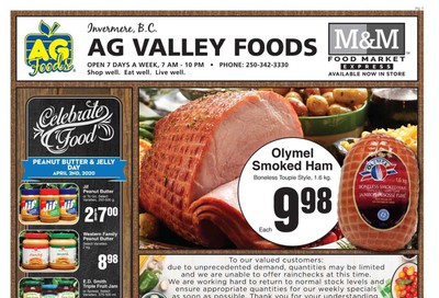 AG Foods Flyer March 27 to April 2