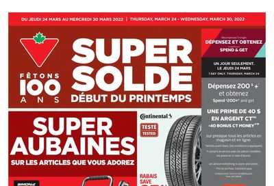 Canadian Tire (QC) Flyer March 24 to 30