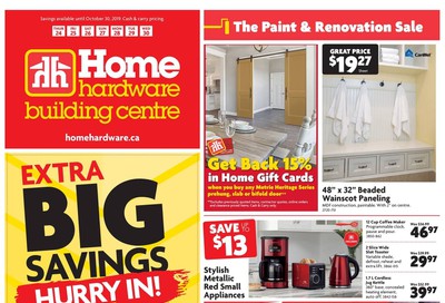 Home Hardware Building Centre (BC) Flyer October 24 to 30