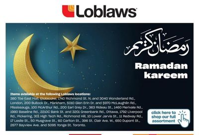 Loblaws (ON) Ramadan Kareem Flyer March 24 to April 20