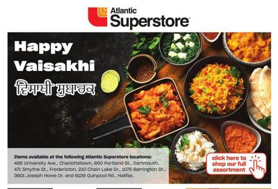 Atlantic Superstore Vaisakhi Flyer March 24 to April 13