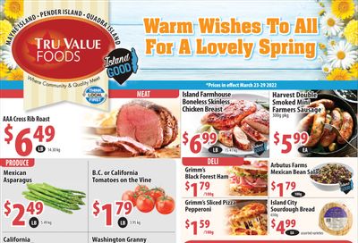 Tru Value Foods Flyer March 23 to 29